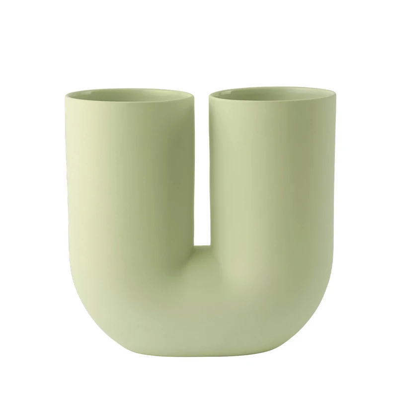 Muuto - Kink Vase H26,3 Ljus Grön