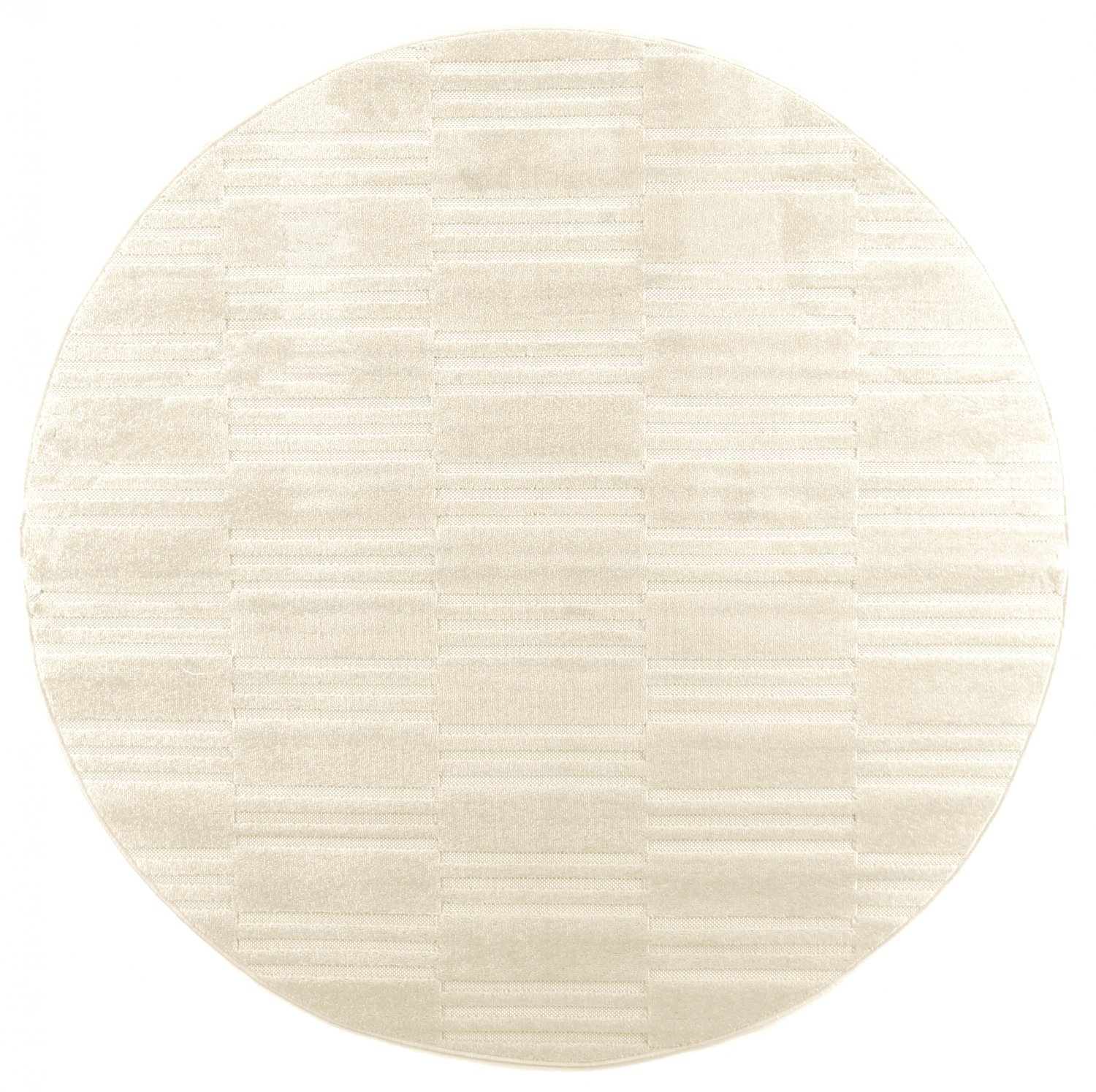 Rund matta - Bronx (cream) (Storlek: Ø 200 cm)