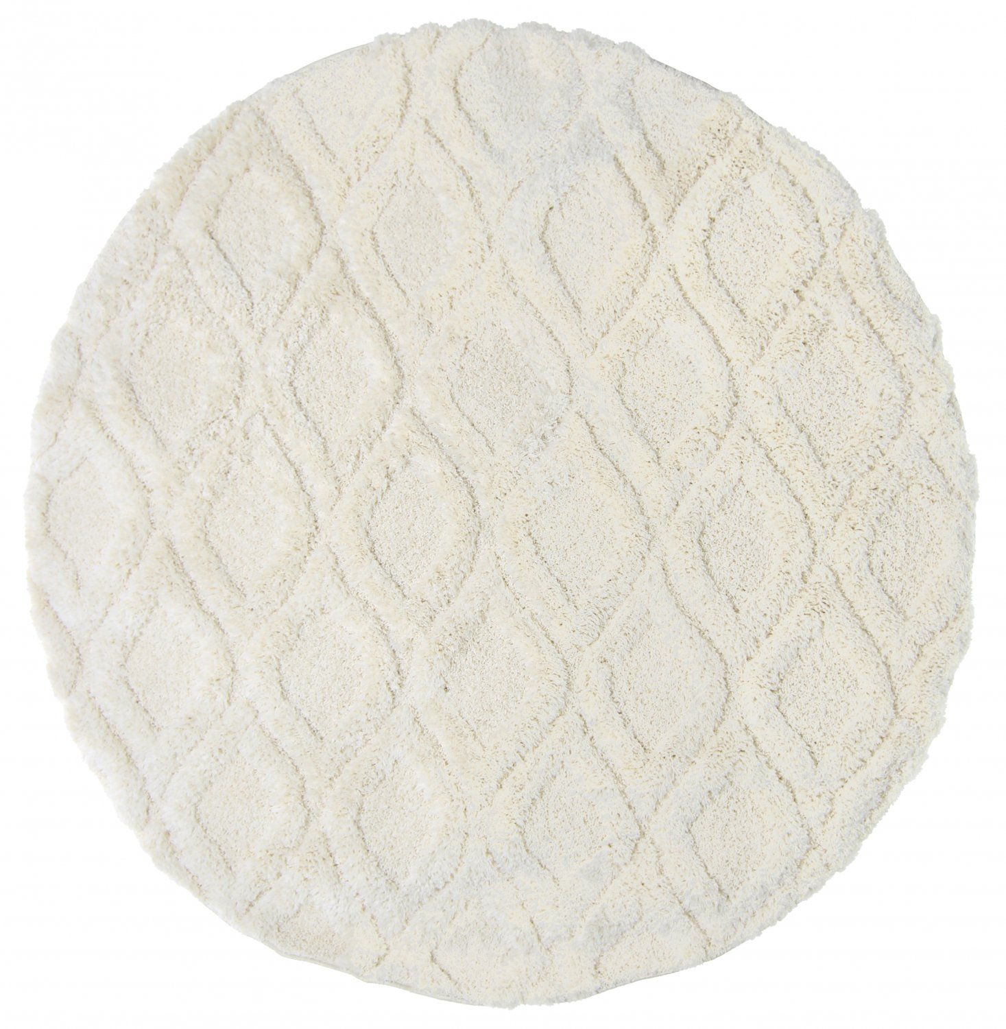 Runda mattor - Everett (offwhite) (Storlek: Ø 200 cm)