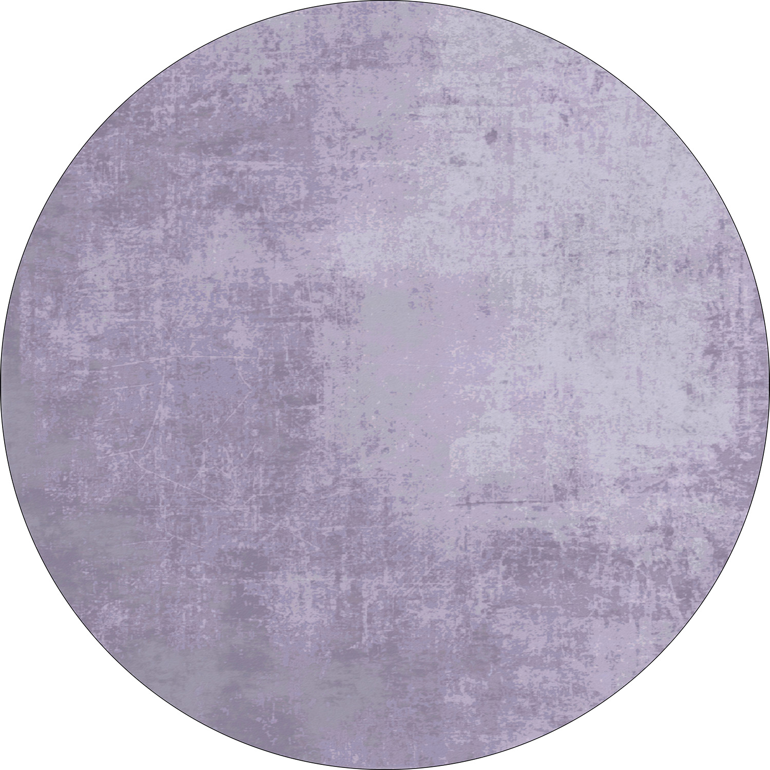 Rund matta - Lynton (ljuslila) (Storlek: Ø 120 cm)