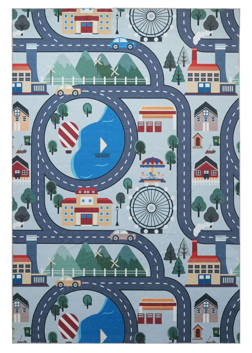 Zappy City Multi 140x200 cm Bilmatta