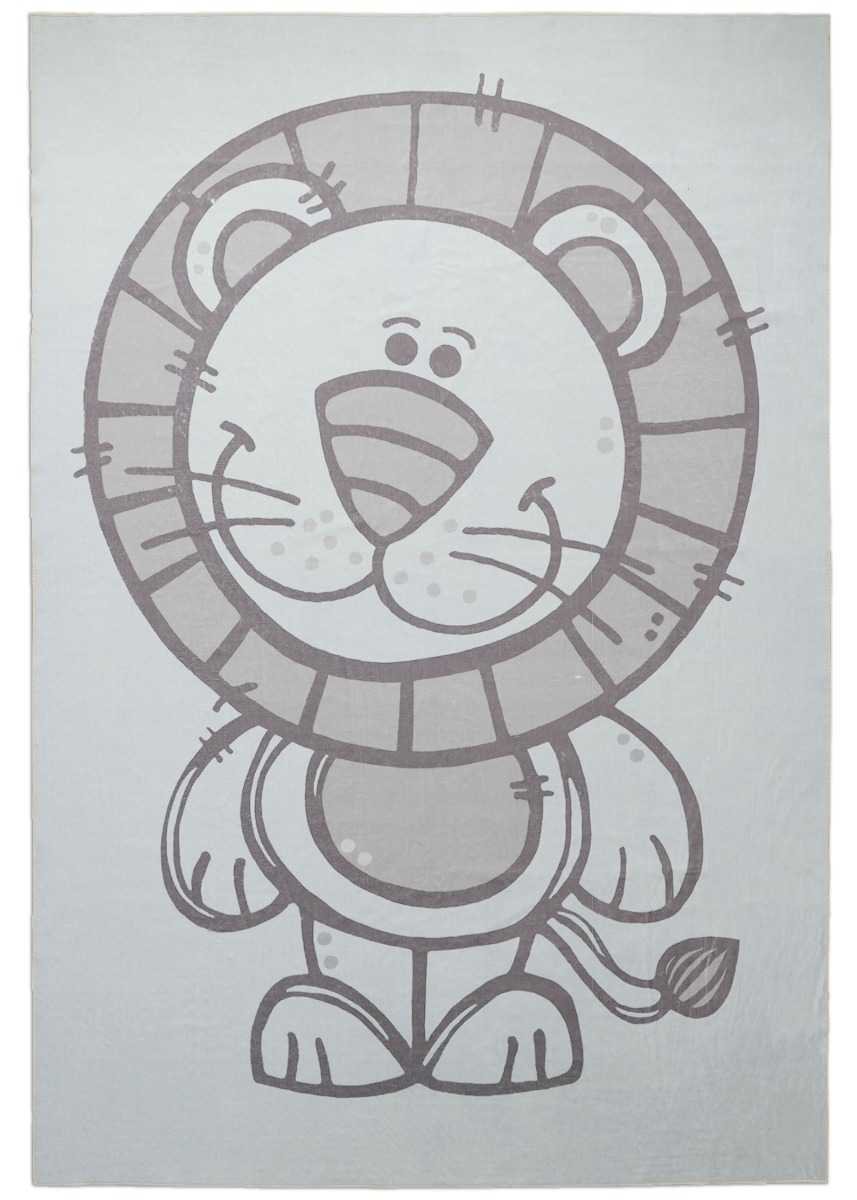 Zappy Lion Kräm 120x170 cm Barnmatta