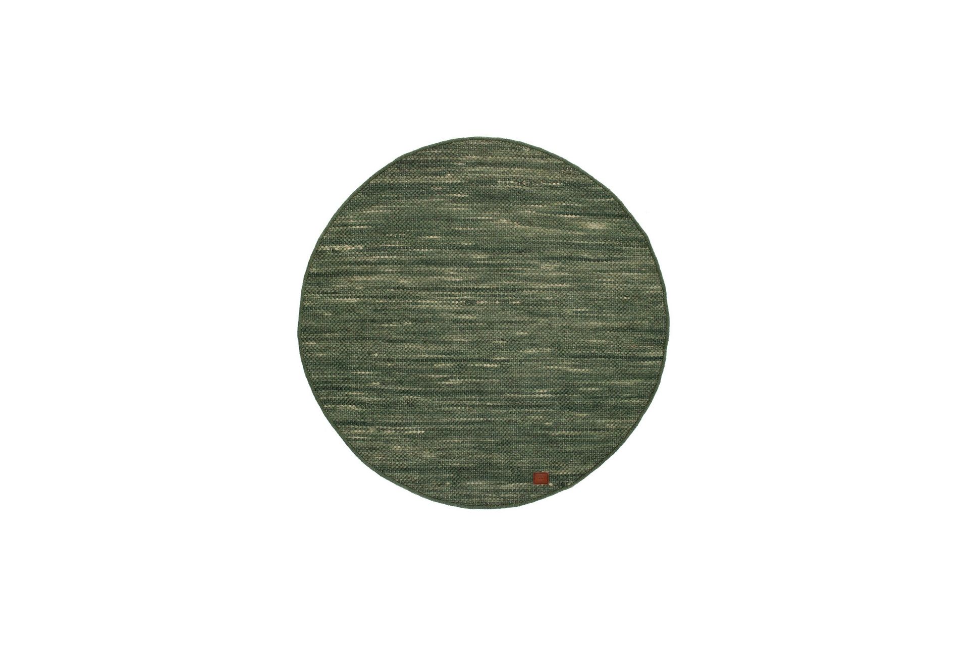 Skagen Ullmatta 240 cm Rund - Grönmelange