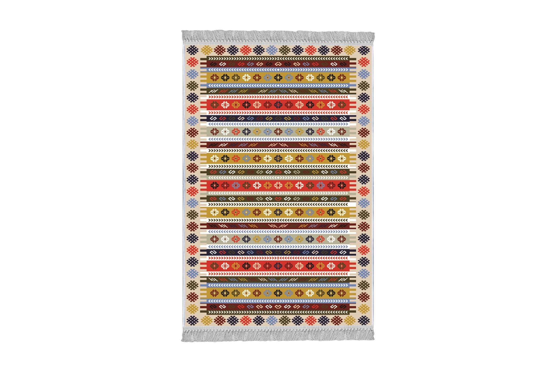 Homefesto Matta 80x200 cm - Multifärgad/Sammet