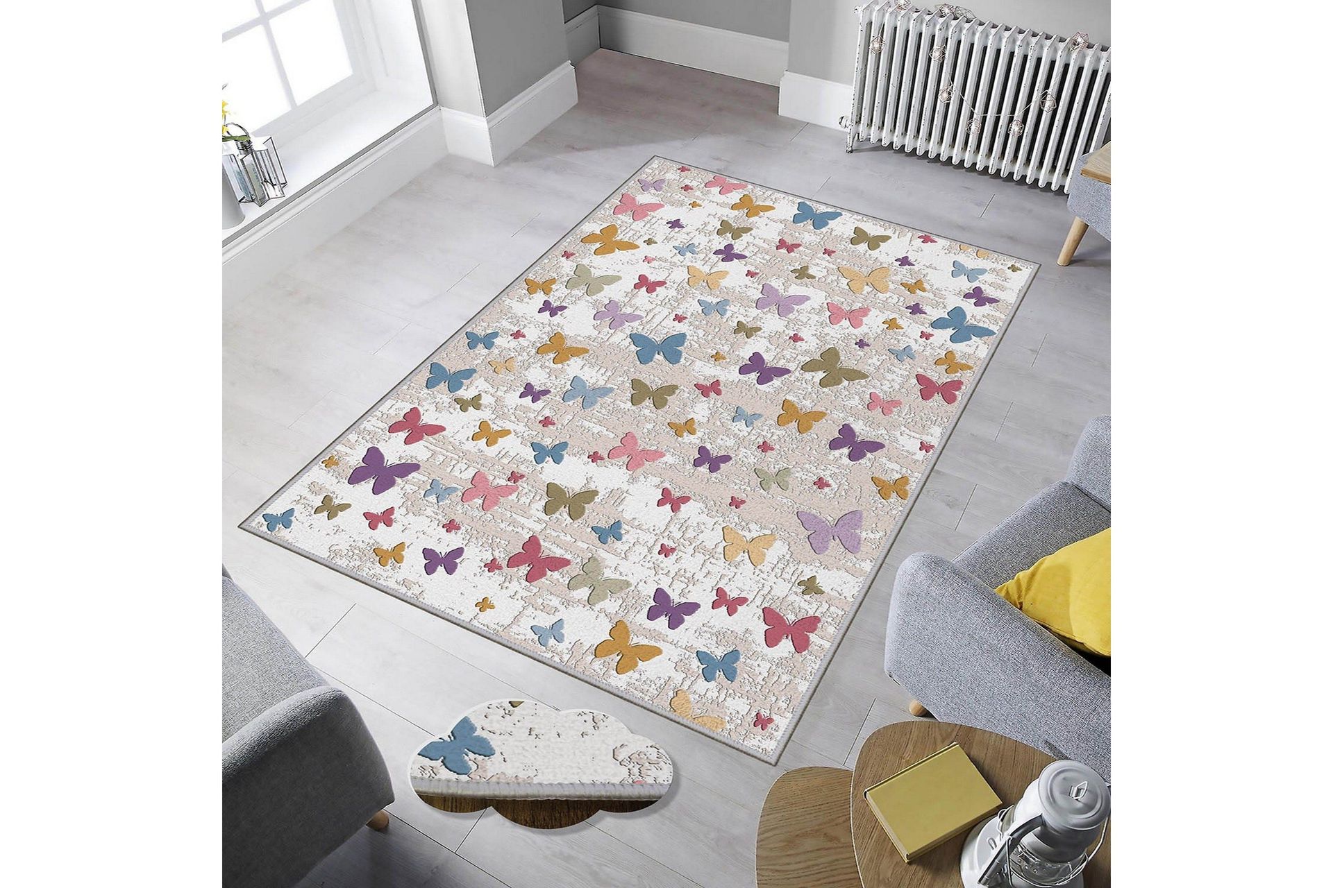 Homefesto Matta 80x300 cm - Multifärgad